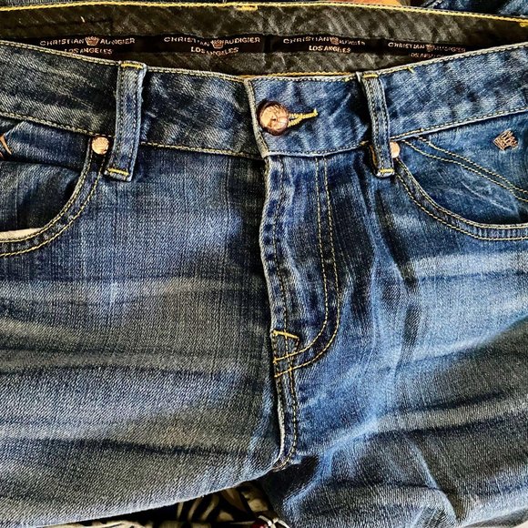 Christian Audigier Jasmin Rose Gold Denim CA318L28 - Picture 5 of 6